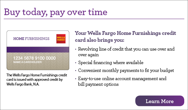 Wells Fargo Home Furnishings Credit Card